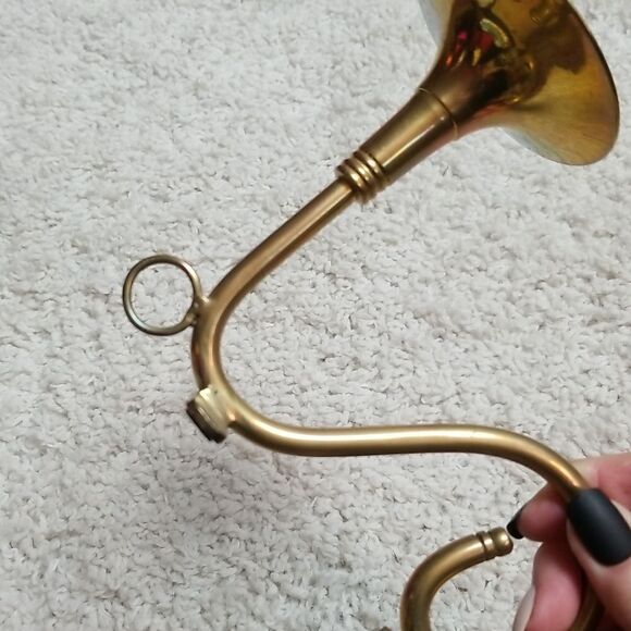 Vintage Brass Candlestick - Picture 3 of 4